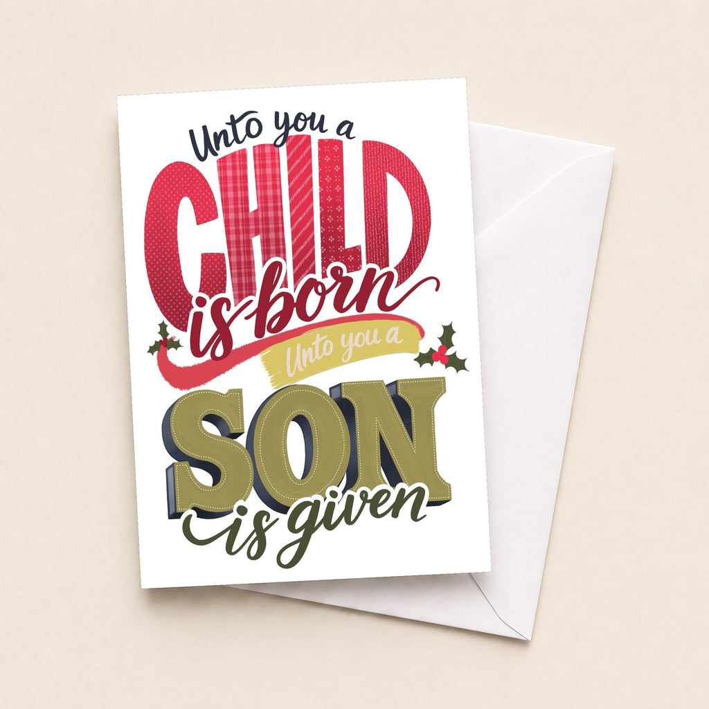 A Child Is Born greeting card image 1