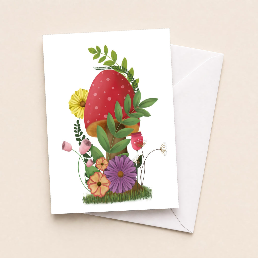 Mushroom Garden greeting card image 1
