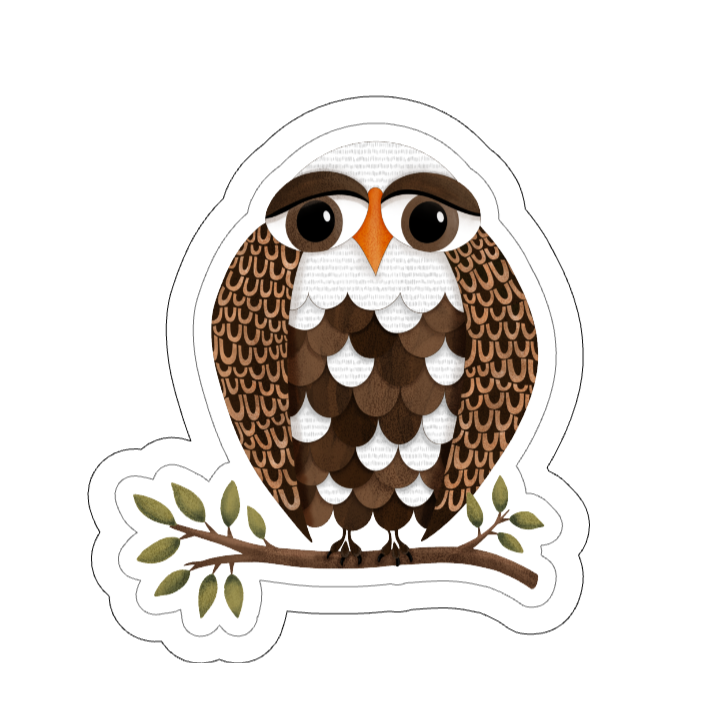 Whimsical Eagle Vinyl Sticker | Harriet